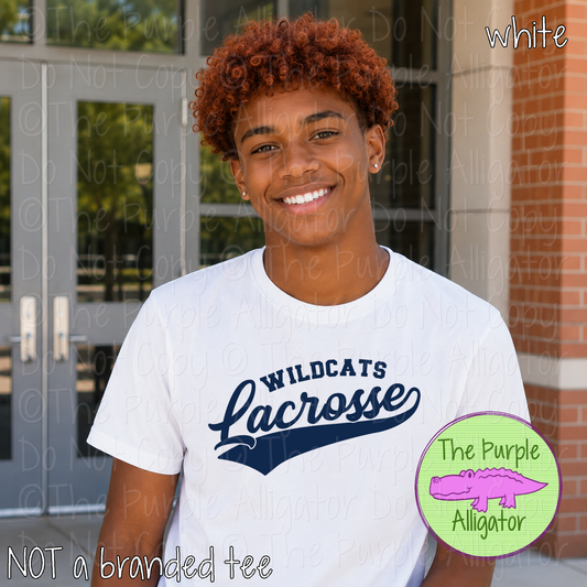 Wildcats Lacrosse 10 – Classic Swash Custom Lacrosse Spirit Wear Mascot Apparel 1026 TPA