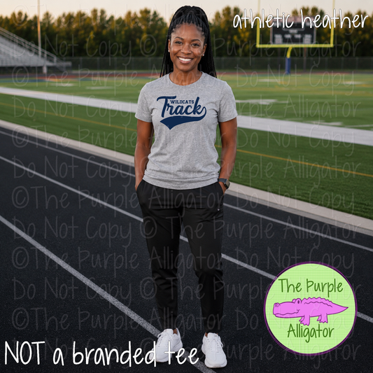 Wildcats Track 16 – Classic Swash Custom Track & Field Spirit Wear Mascot Apparel 0724 TPA