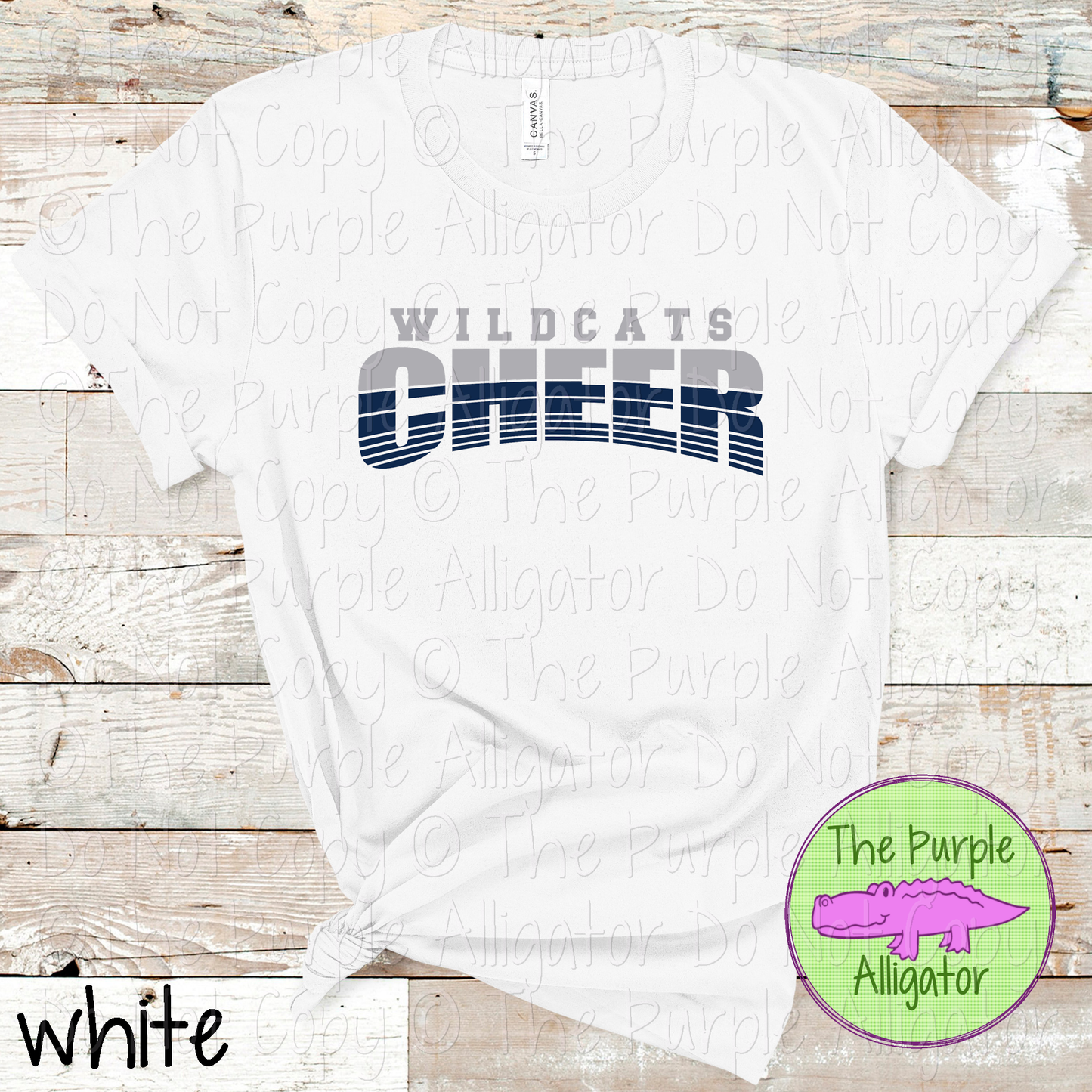 Wildcats Cheer 39 - Vintage Arch Custom Cheer Spirit Wear Mascot Apparel 0626 TPA