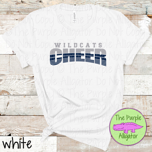 Wildcats Cheer 39 - Vintage Arch Custom Cheer Spirit Wear Mascot Apparel 0626 TPA