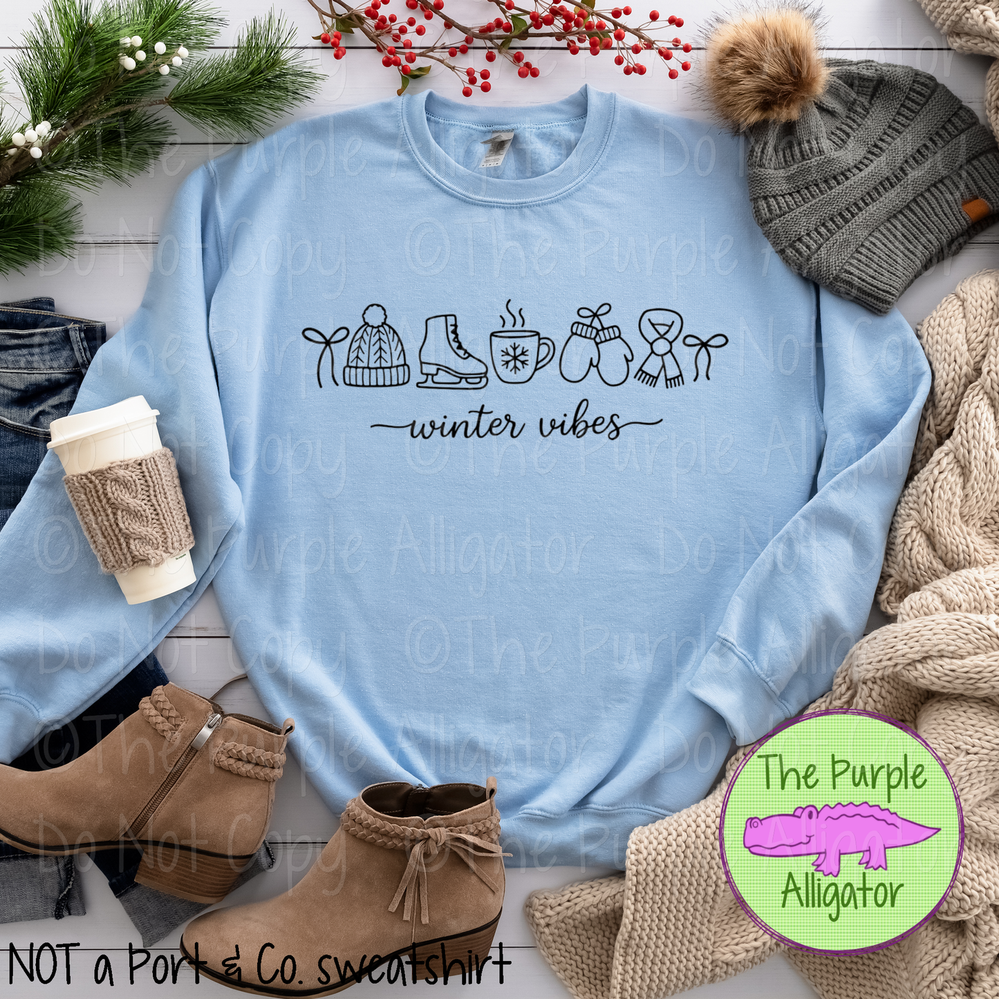 Winter Vibes Line Art - Minimalist Winter Design 0925 (d2f OBD)