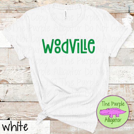Woodville Happy Bro | Fun & Playful School Spirit Wear for Teachers, Students & Fans – CHOOSE YOUR DESIGN COLORS - 0825 (d2f TPA)