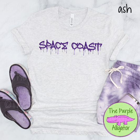 Space Coast Wet Paint - The Graffiti Series | Bold Dripping Spirit Design - CHOOSE YOUR TEXT COLOR  1025 (d2f TPA)