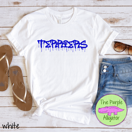 Terriers Wet Paint - The Graffiti Series | Bold Dripping Spirit Design - CHOOSE YOUR TEXT COLOR  1025 (d2f TPA)