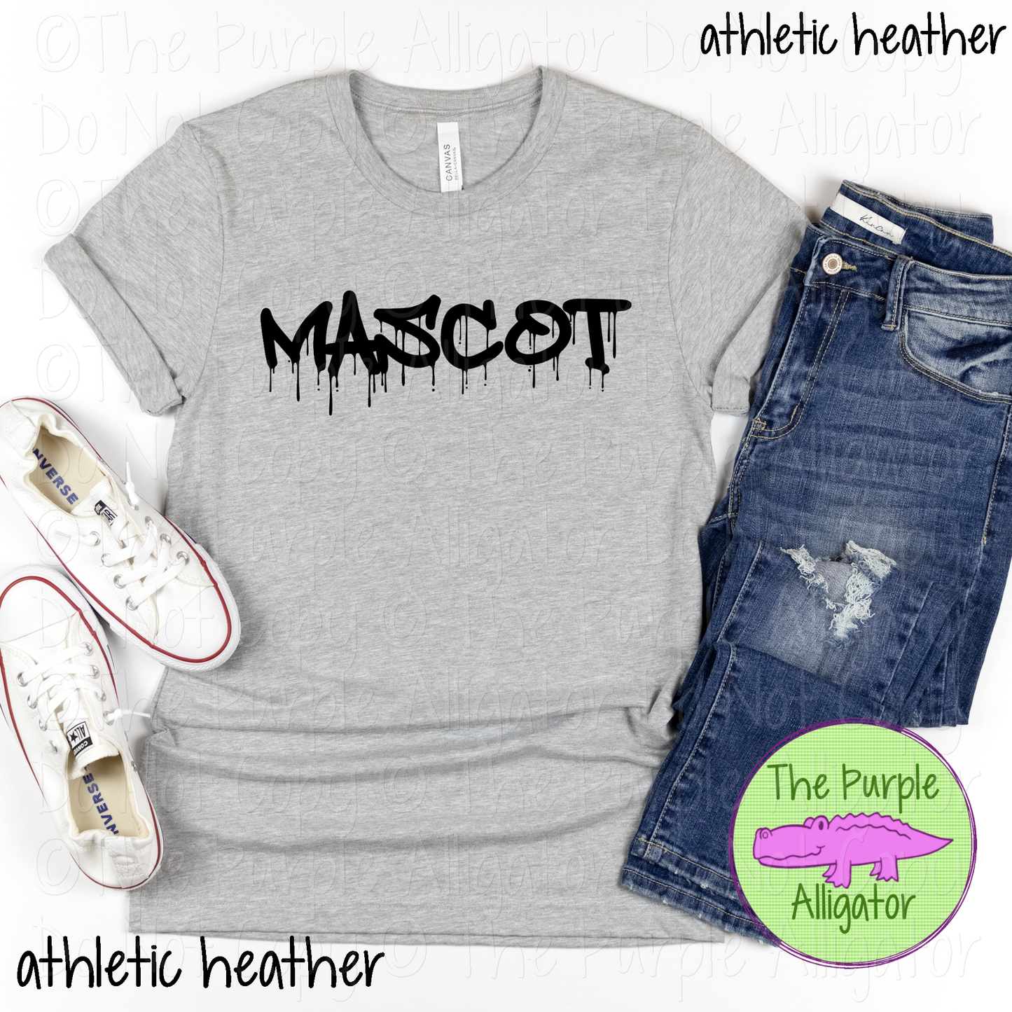 YOUR MASCOT Wet Paint - The Graffiti Series | Bold Dripping Spirit Design 1025 TPA