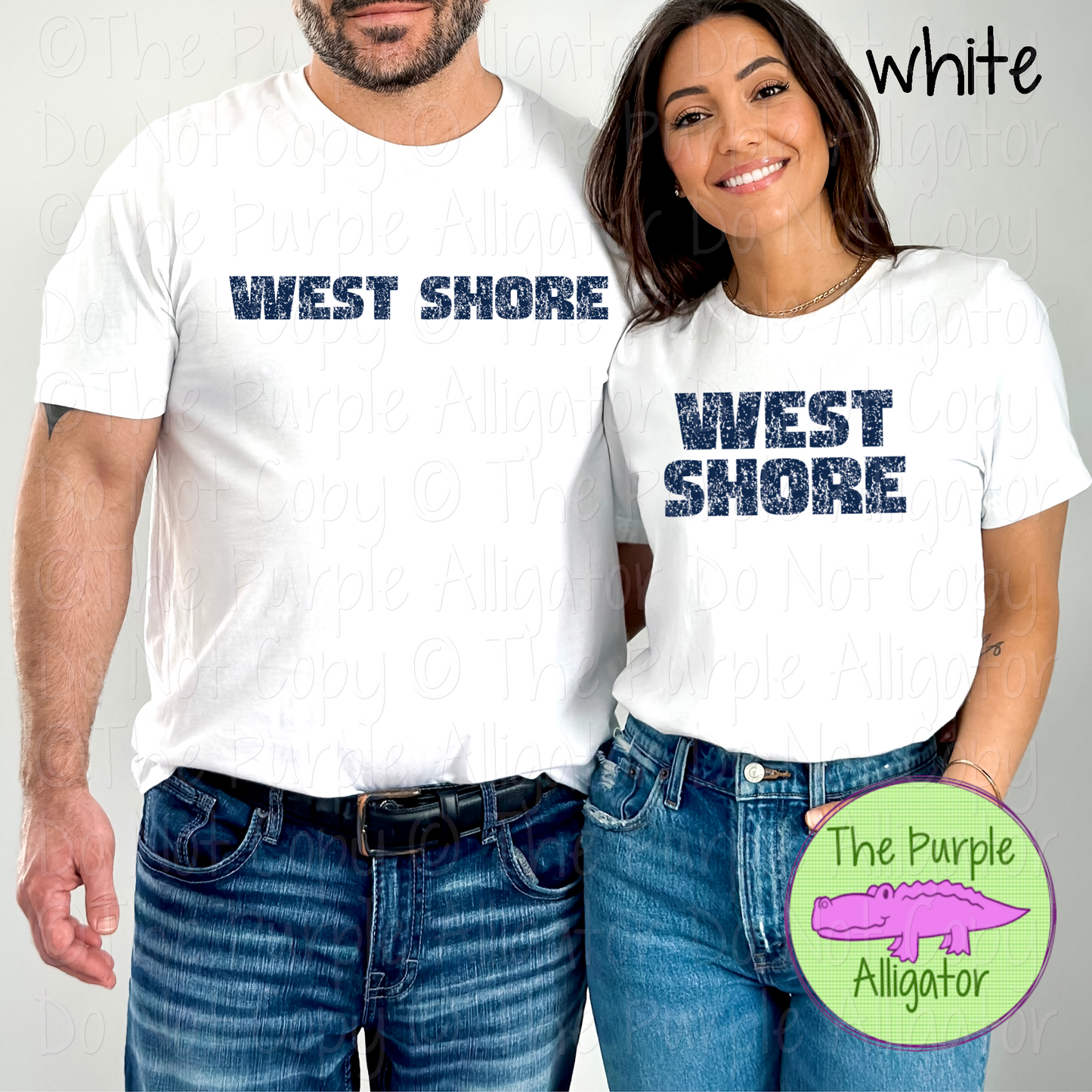West Shore Hardline The Grunge Series Distressed Block Athletic Spirit Wear 0326 TPA