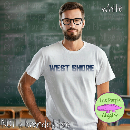 West Shore Championship – Bold Striped Game Day Spirit Apparel, Sports Fan Gear 0524 TPA