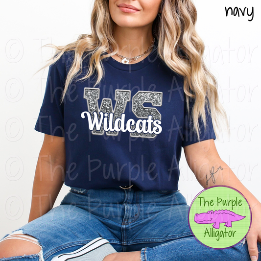 West Shore WS Wildcats Faux Embroidery (d2f TPA)