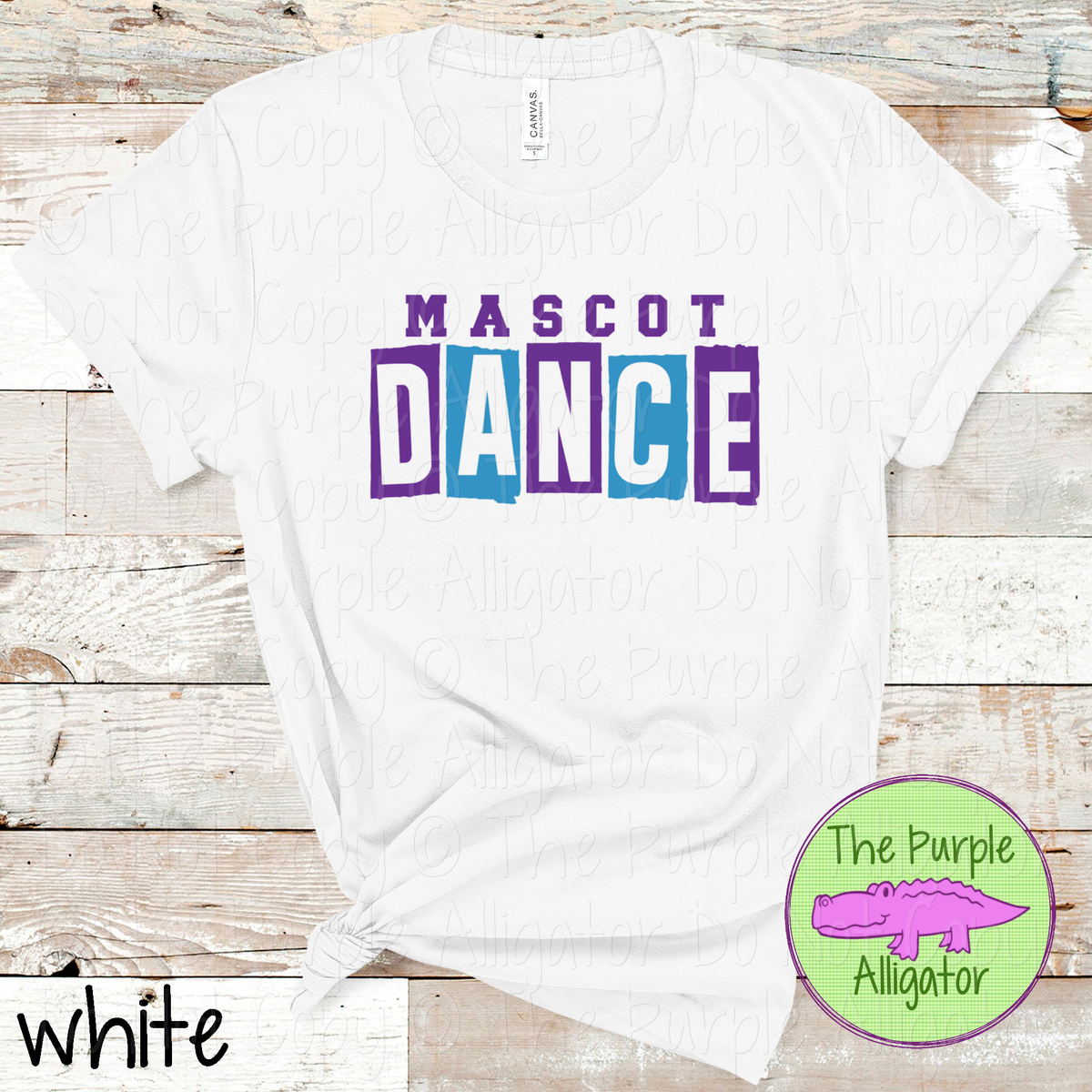 YOUR MASCOT Dance Halftime - The Halftime Series | Custom Two-Color Dance Mascot Spirit Wear 1026 TPA