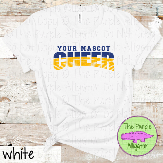 YOUR MASCOT Cheer 39 - Vintage Arch Custom Cheer Spirit Wear Mascot Apparel 0626 TPA