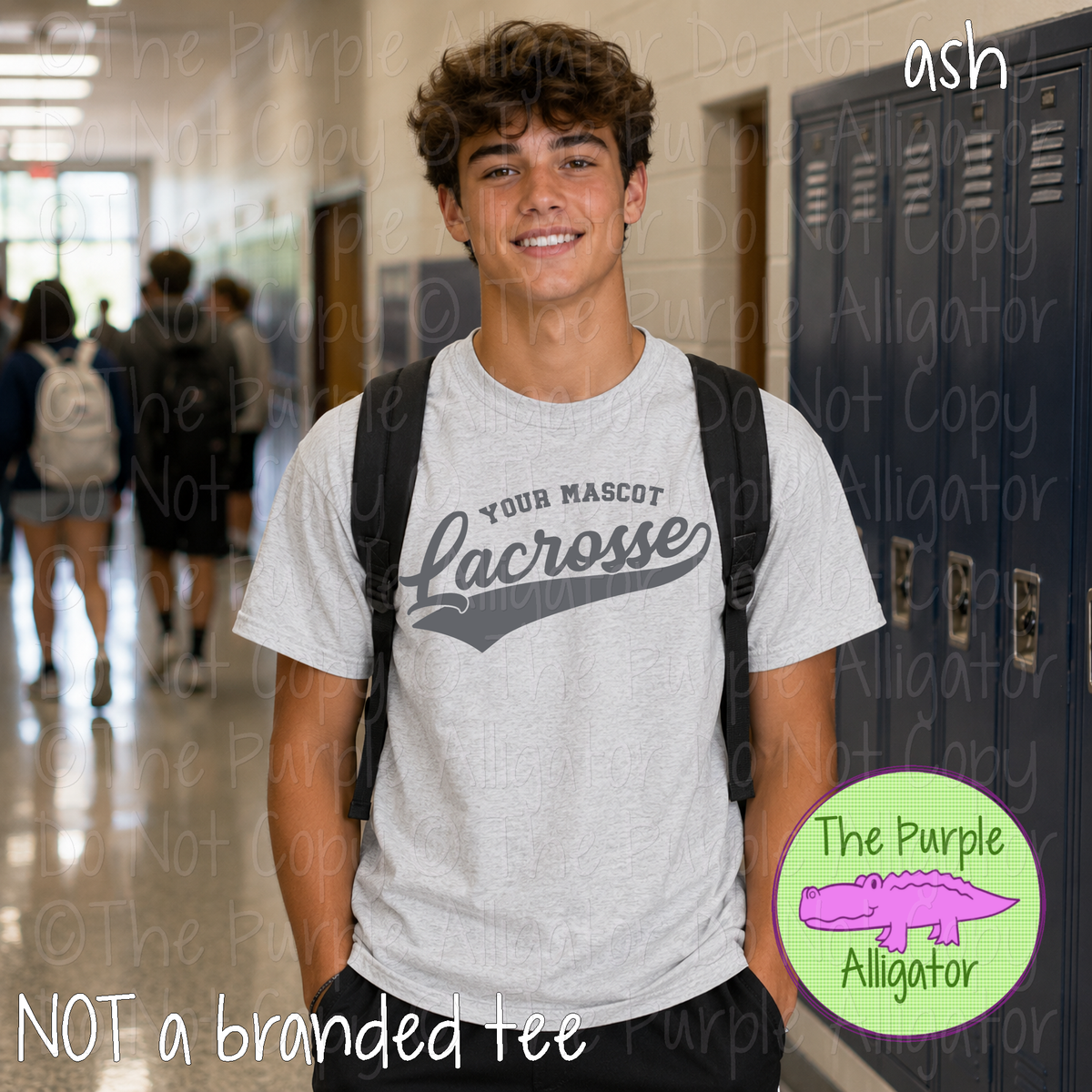 YOUR MASCOT Lacrosse 10 – Classic Swash Custom Lacrosse Spirit Wear Mascot Apparel 1026 TPA
