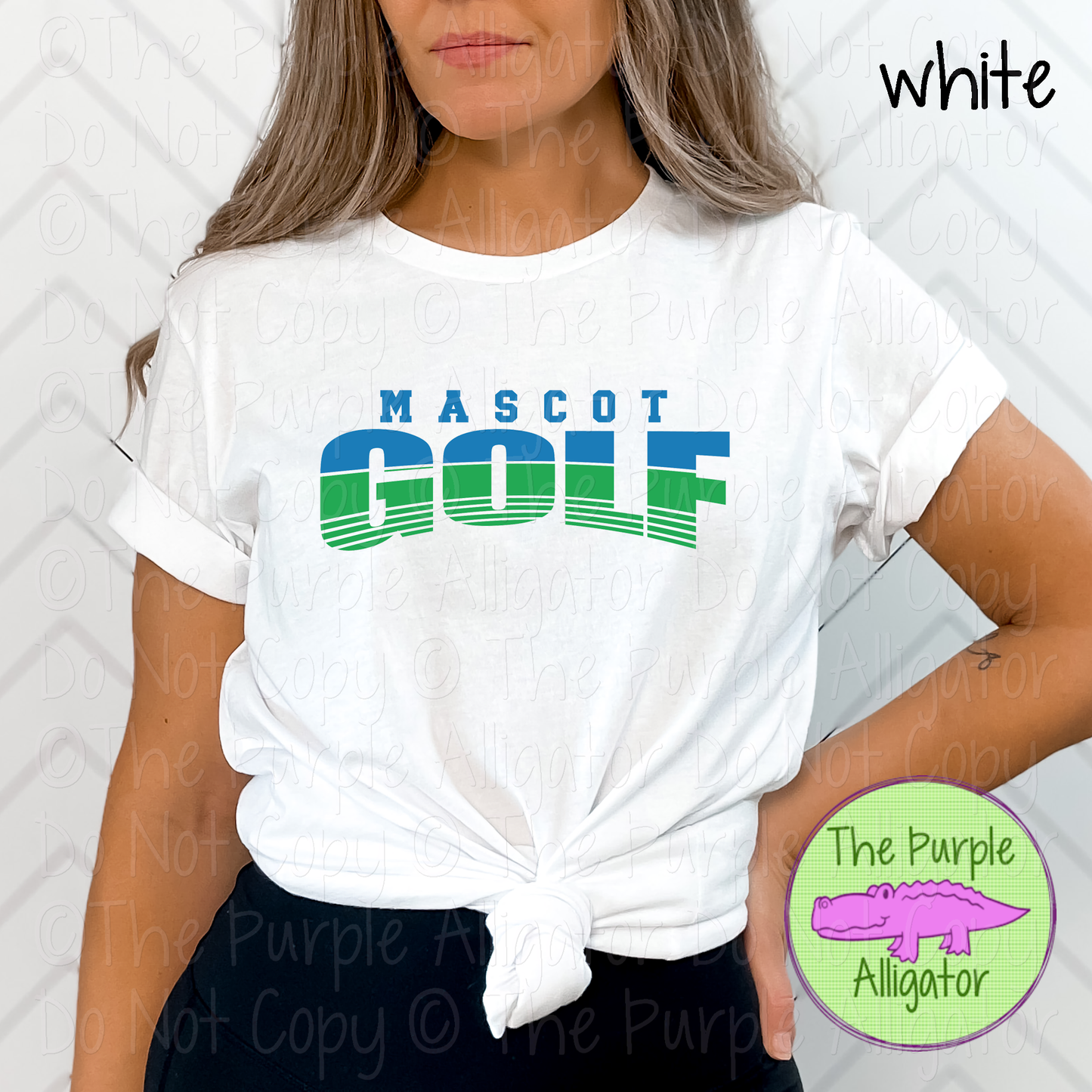 YOUR MASCOT Golf 3 – Vintage Arch Custom Golf Spirit Wear Mascot Apparel 0625 TPA