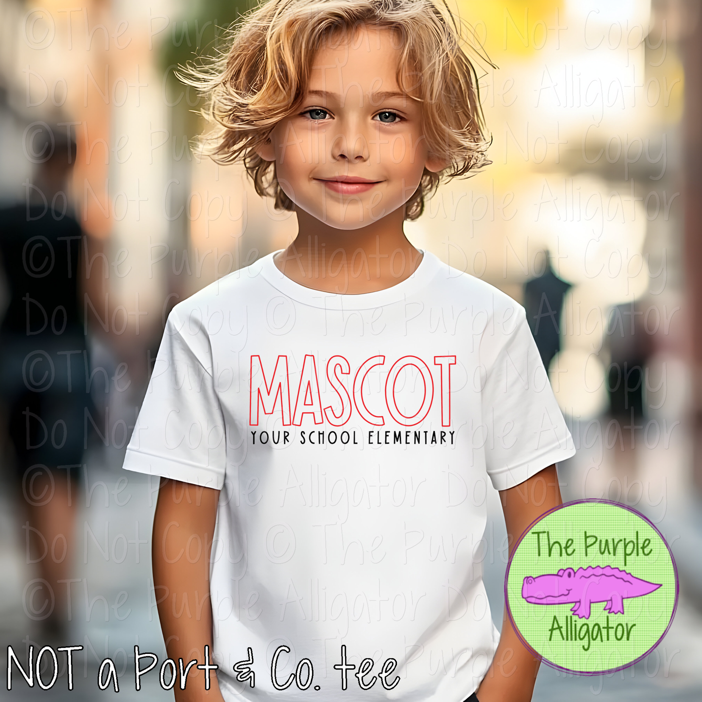 YOUR MASCOT YOUR SCHOOL Mascot Outline – Custom School Spirit Wear Mascot Apparel 0726 TPA