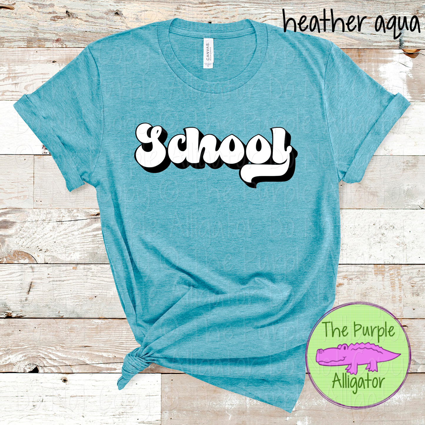 YOUR SCHOOL Throwback – Custom School & Mascot Spirit Wear Apparel 0826 TPA