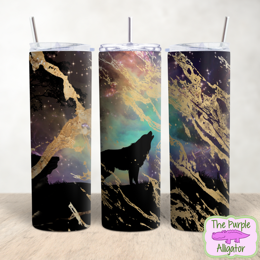 Abstract Wolf (BT) 20oz Tumbler