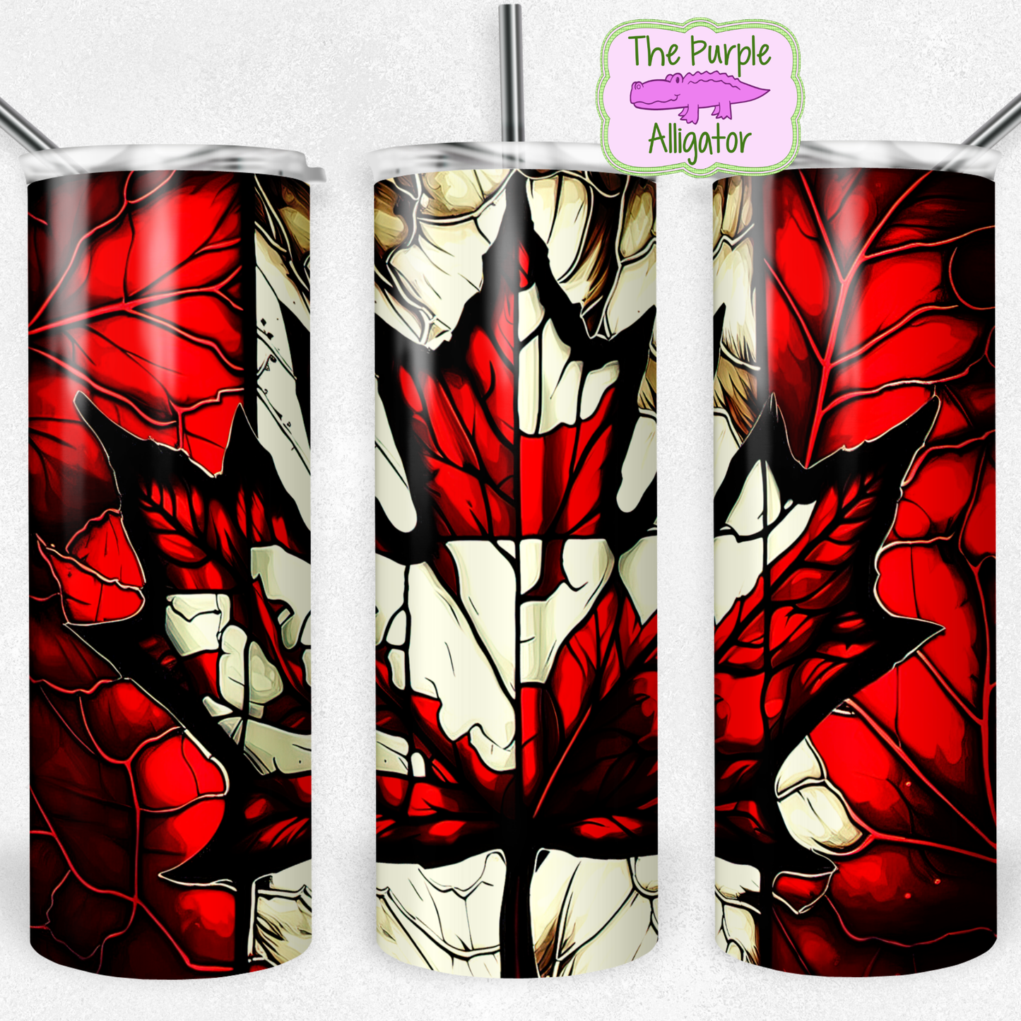 Canada Stained Glass (BT) 20oz Tumbler