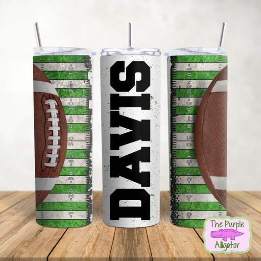 Football Field Name Personalized (BT) 20oz Tumbler