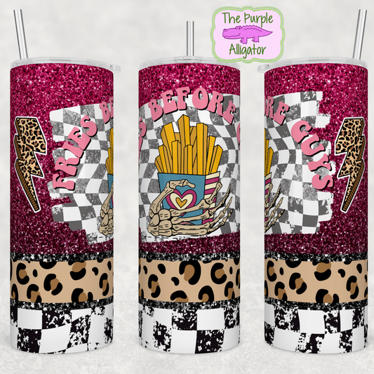 Fries Before Guys Skelly Hand (BT) 20oz Tumbler