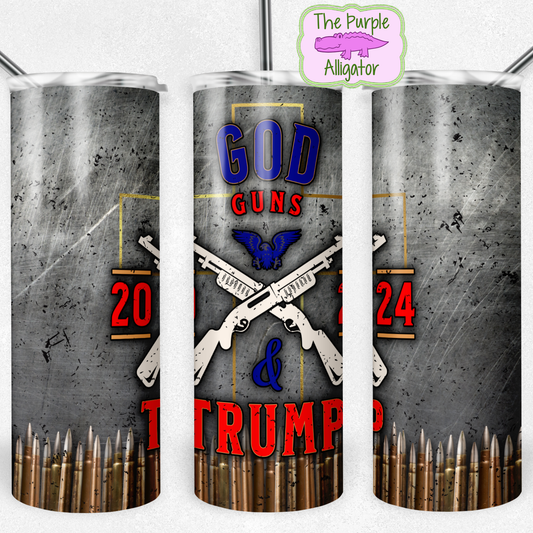 God Guns Trump '24 (BT) 20oz Tumbler