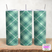 Load image into Gallery viewer, Greens Buffalo Plaid (DLS) 20oz Tumbler