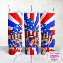 Load image into Gallery viewer, Happy 4th Gnomes (PS) 20oz Tumbler