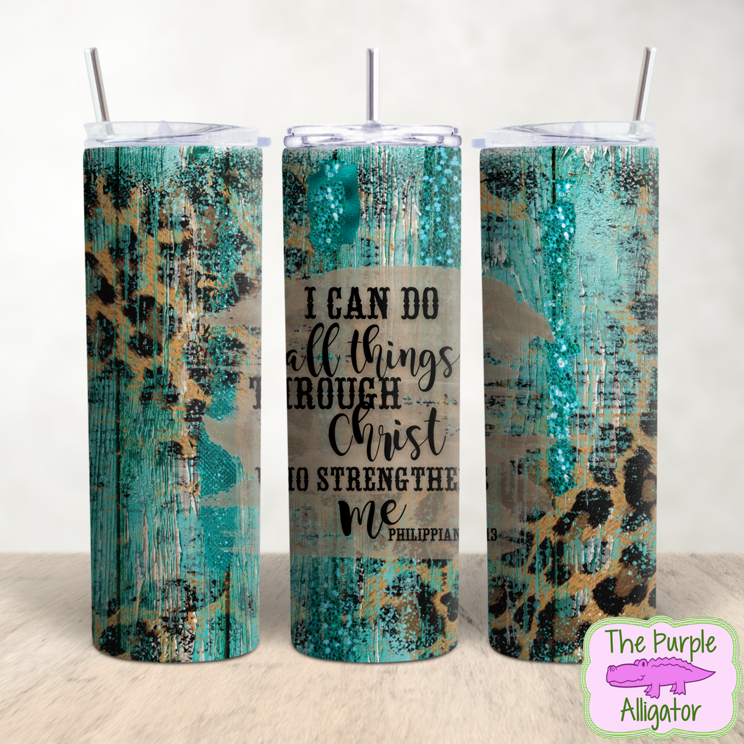 I Can Do All Things Rustic (BT) 20oz Tumbler