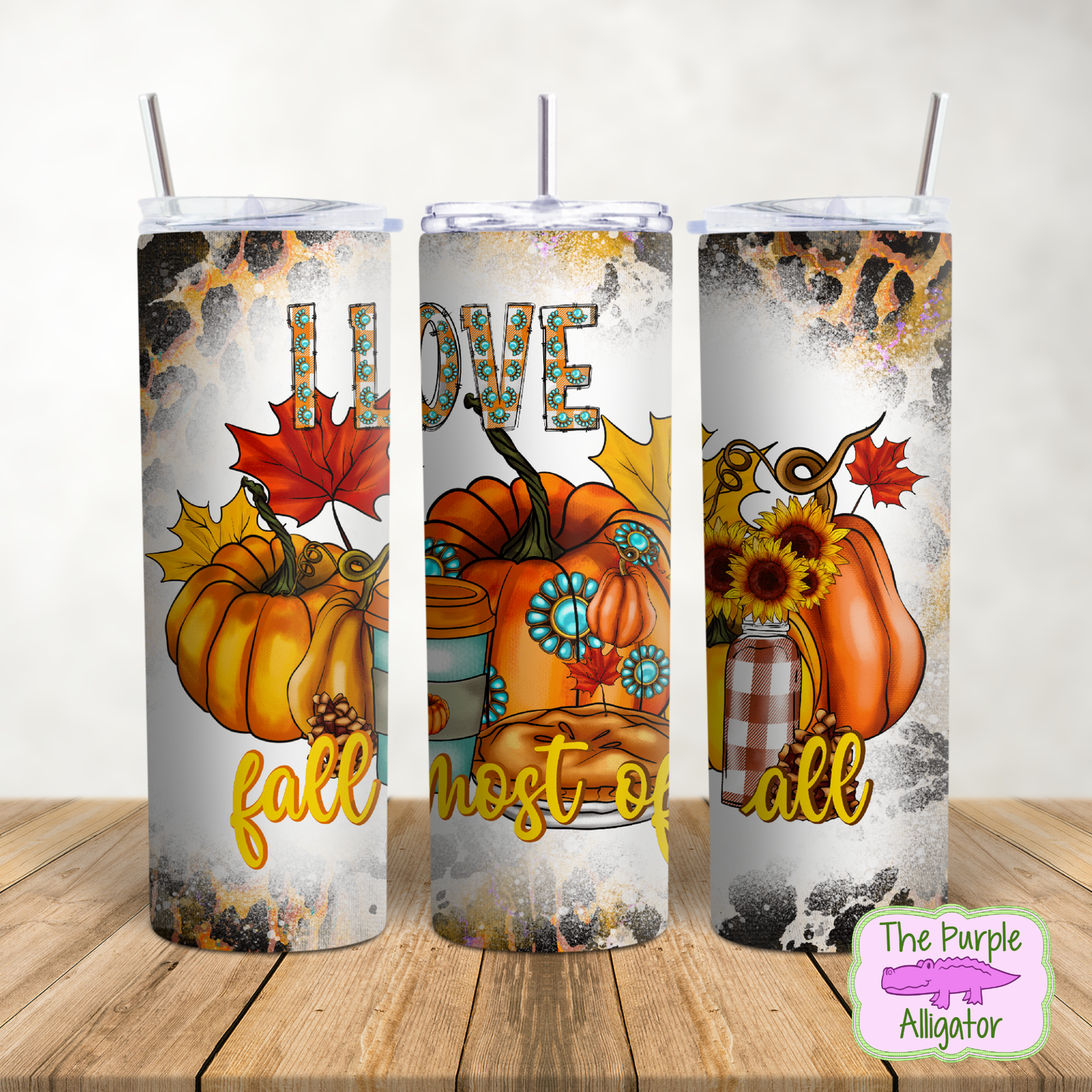 I Love Fall Most of All (ACR) 20oz Tumbler