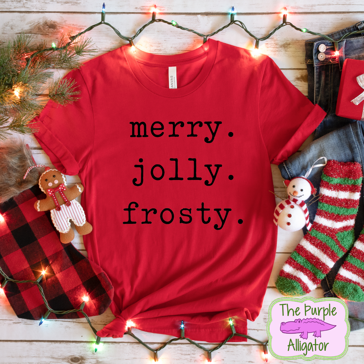 merry jolly frosty (b HD) Tee