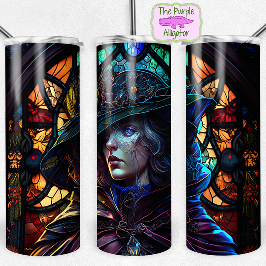 Mystery Woman Stained Glass (BT) 20oz Tumbler