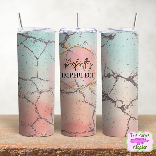 Perfectly Imperfect Coral Mint (BT) 20oz Tumbler
