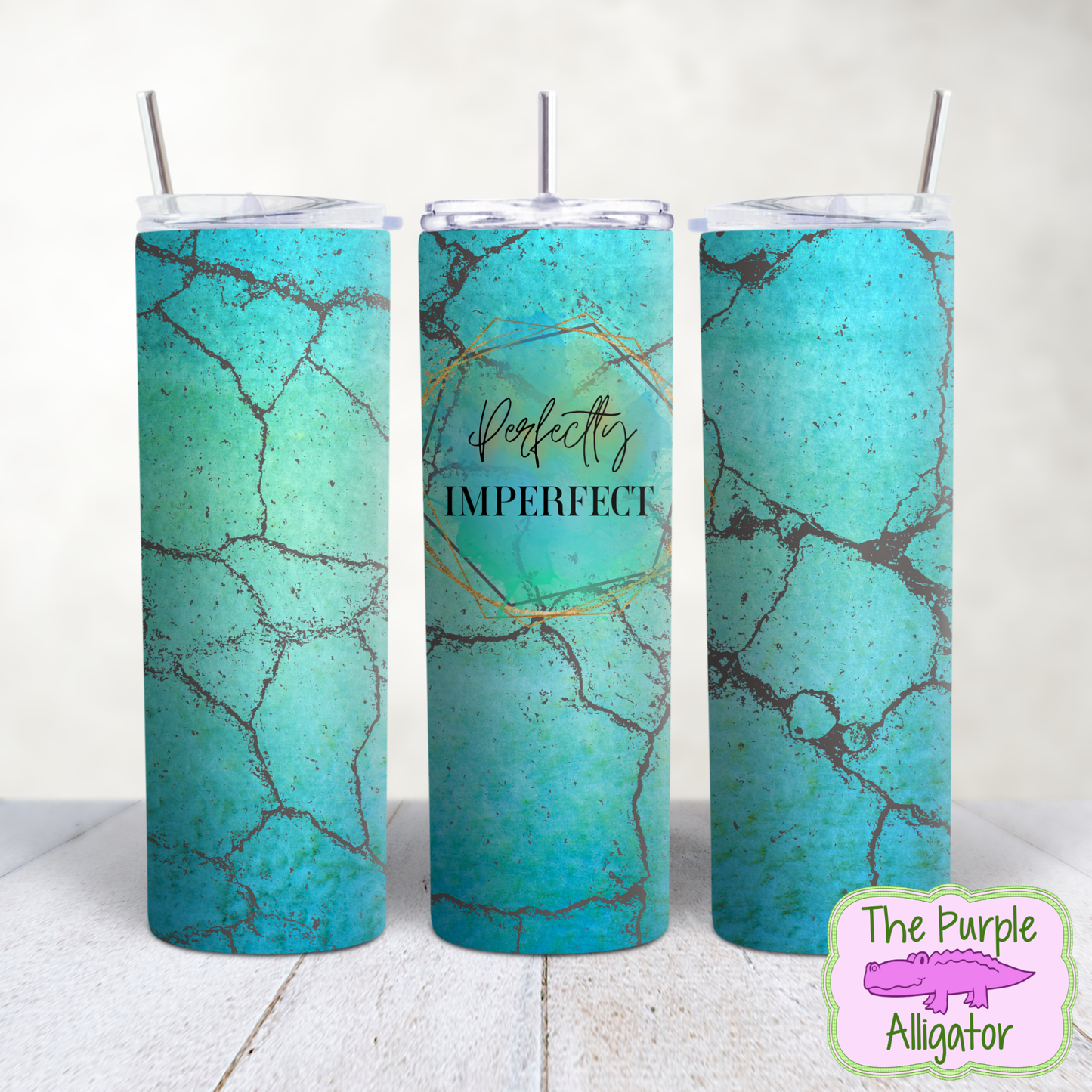 Perfectly Imperfect Turquoise (BT) 20oz Tumbler