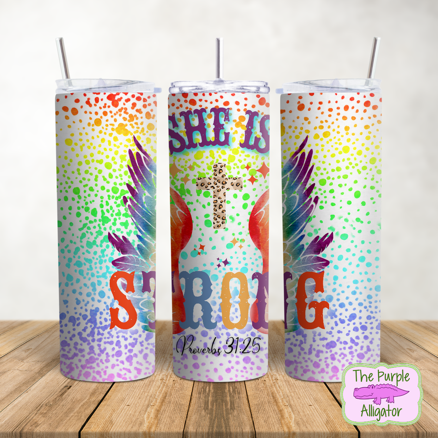 She is Strong (BT) 20oz Tumbler