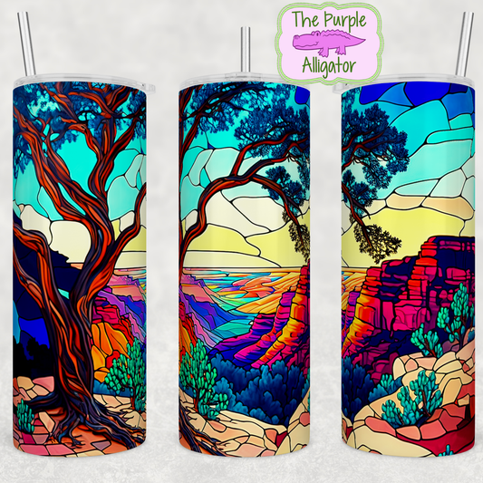 Stained Glass Canyon (BT) 20oz Tumbler