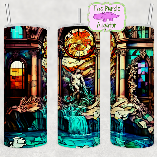 Stained Glass Trevi (BT) 20oz Tumbler