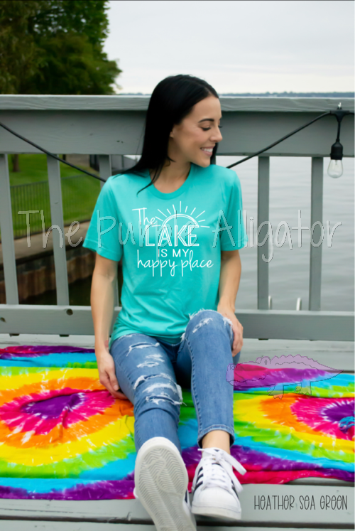 The Lake is my Happy Place (w BKD) Tee