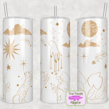 Load image into Gallery viewer, Celestial on White (BT) 20oz Tumbler